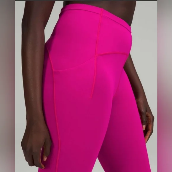 Lululemon Swift Speed High-Rise Tight 28" Sonic Pink size 8 - Picture 6 of 15